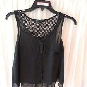 Forever 21 Black Top Size S/P